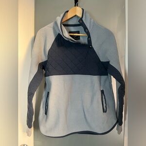 Abercrombie & Fitch Blue Fleece Pullover